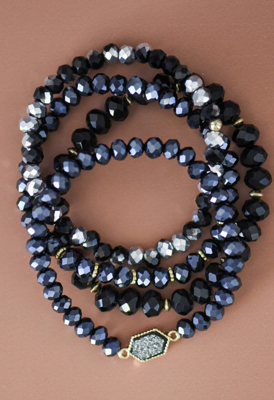 The Ila Beaded Stacking Bracelets