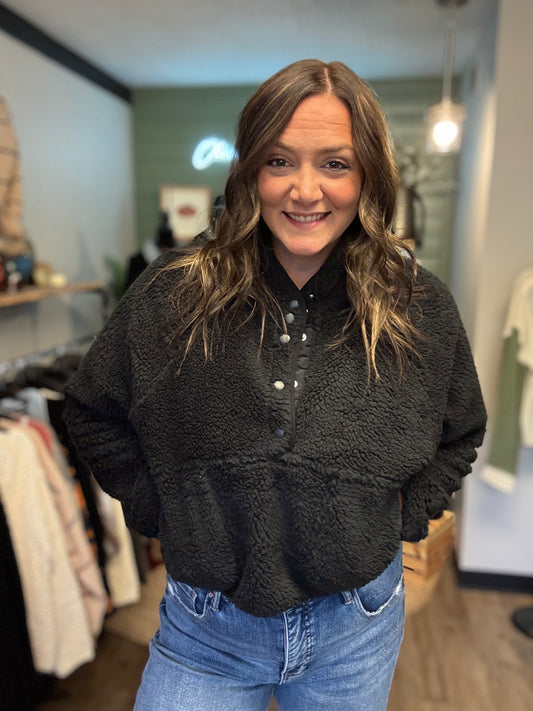 The Teddy Sherpa Pullover