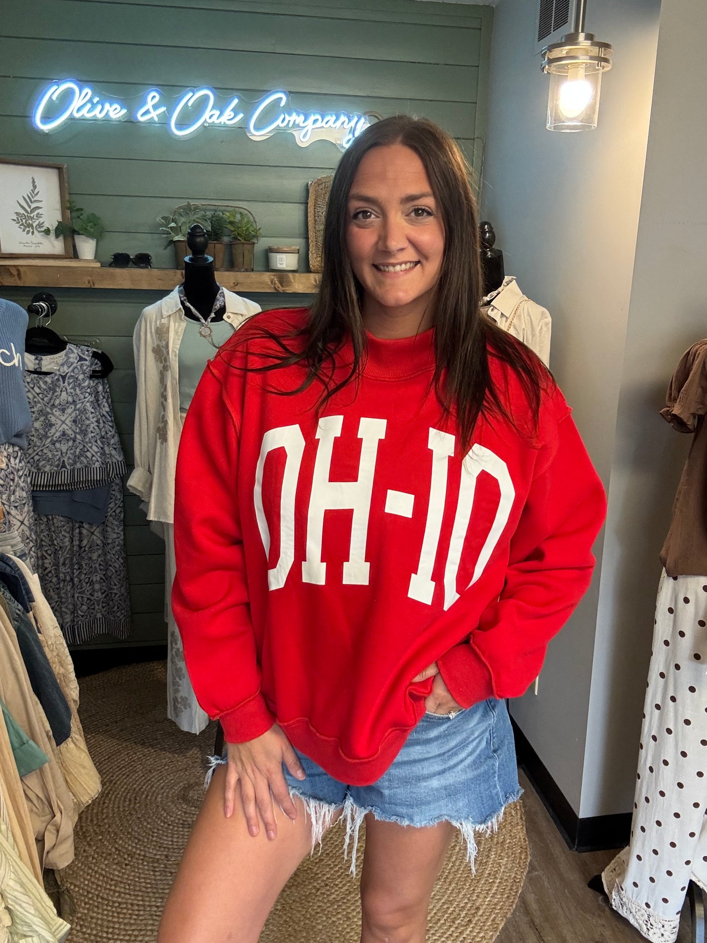 OH-IO Mock Neck sweatshirt