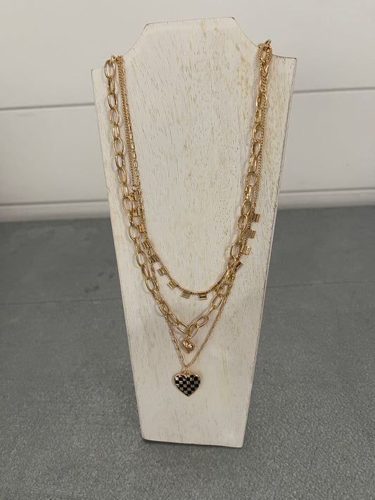The Amberly Heart Charm
