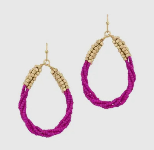The seed Bead Earrings