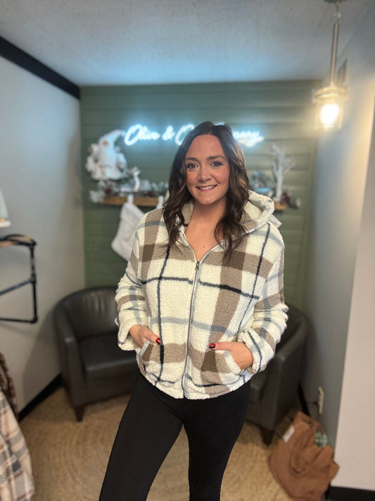 Cozy Sherpa Zip Up