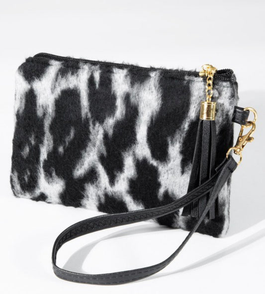 Leopard Print Hair Wristlet