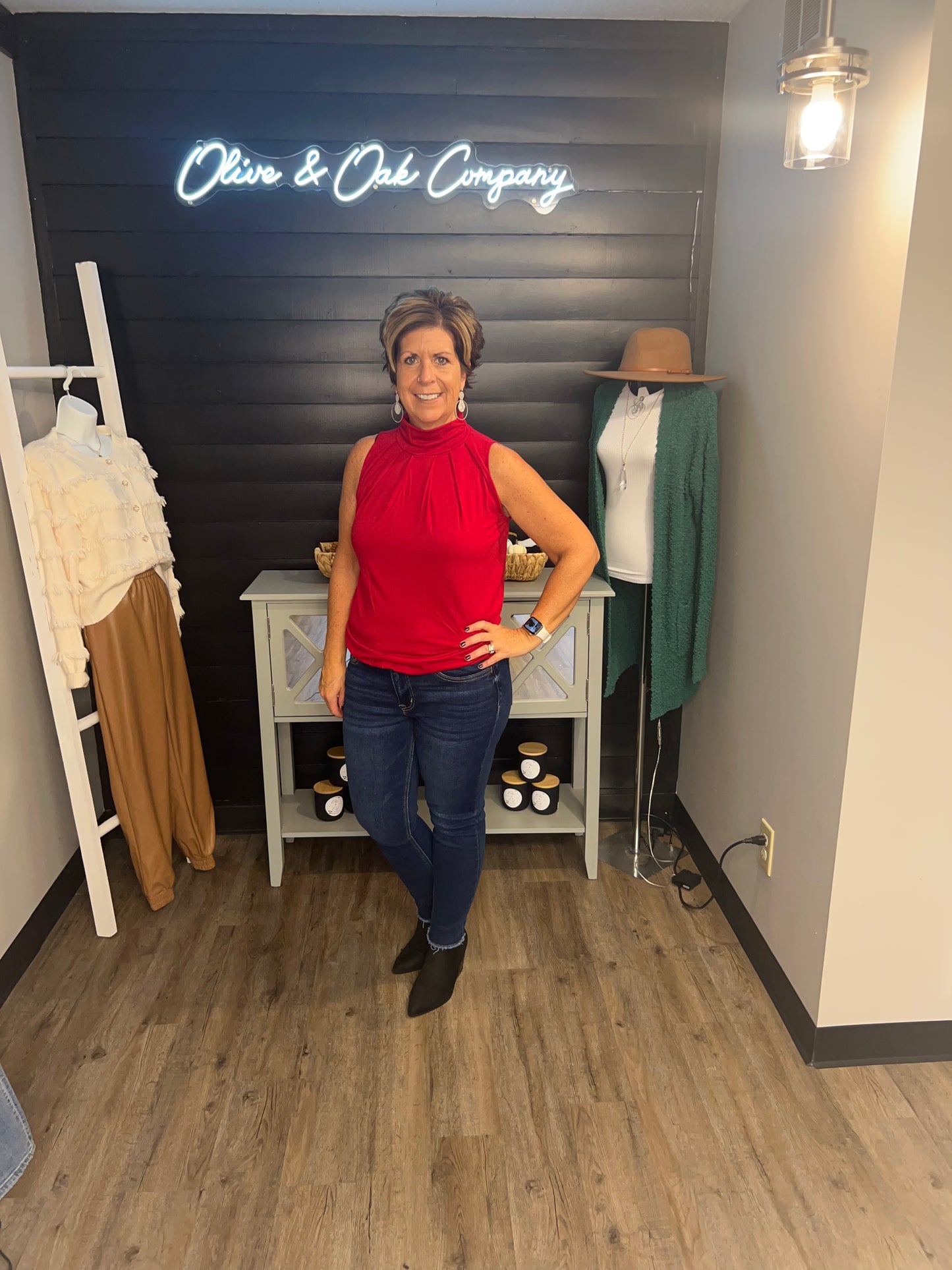 The Andrea High Neck Top