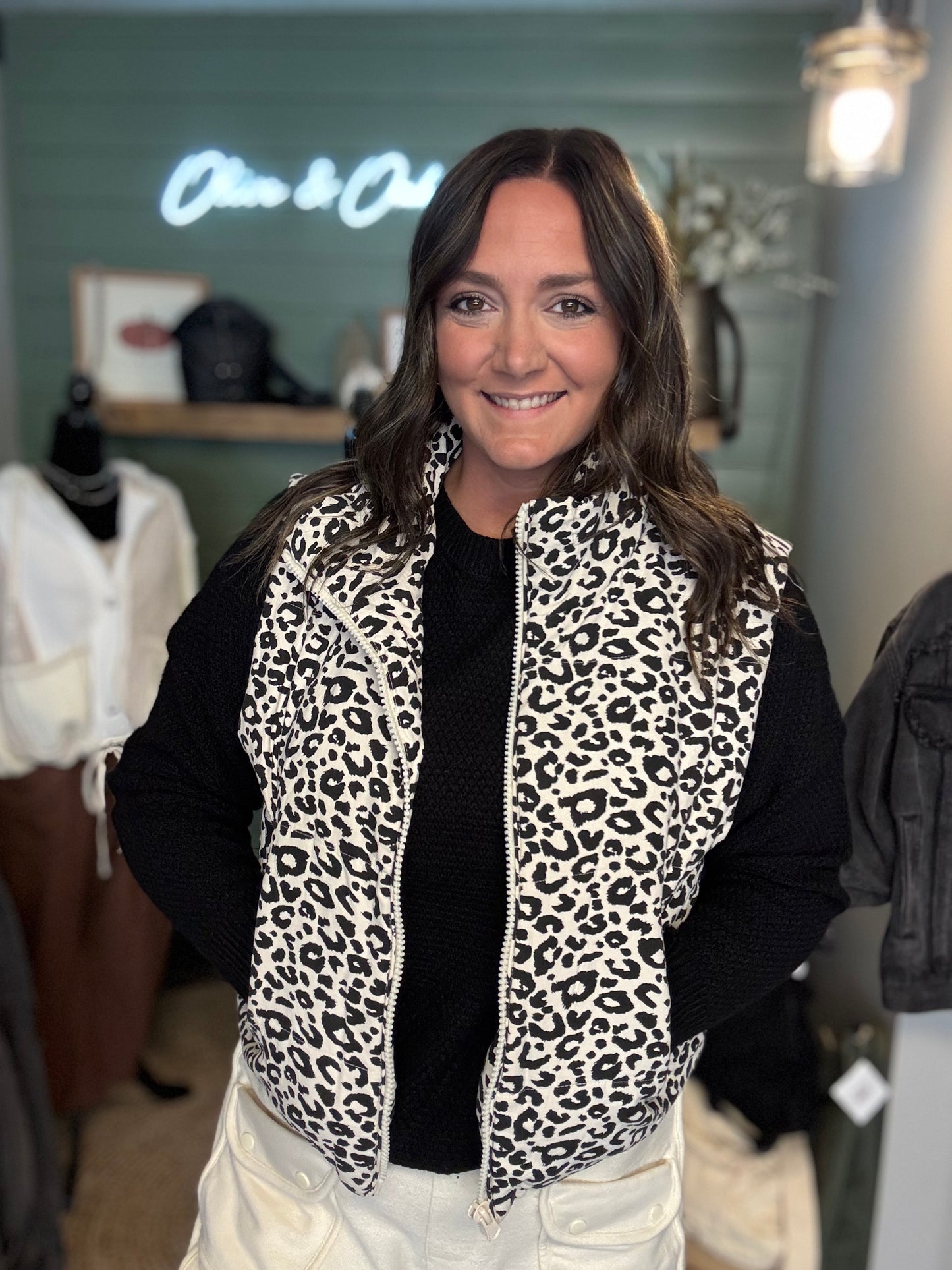 Leopard Vest