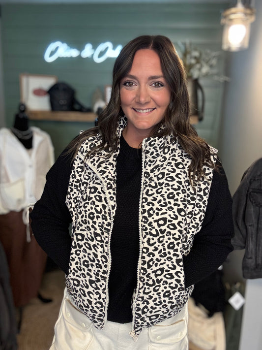 Leopard Vest