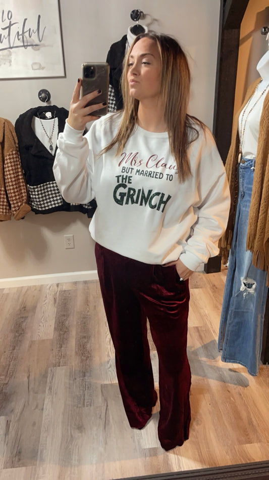 Mrs. Clause but Married to the Grinch