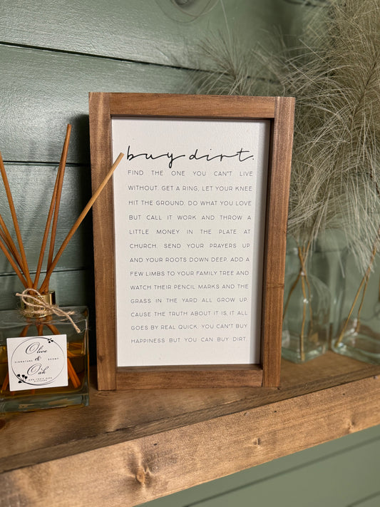 Buy Dirt Sign