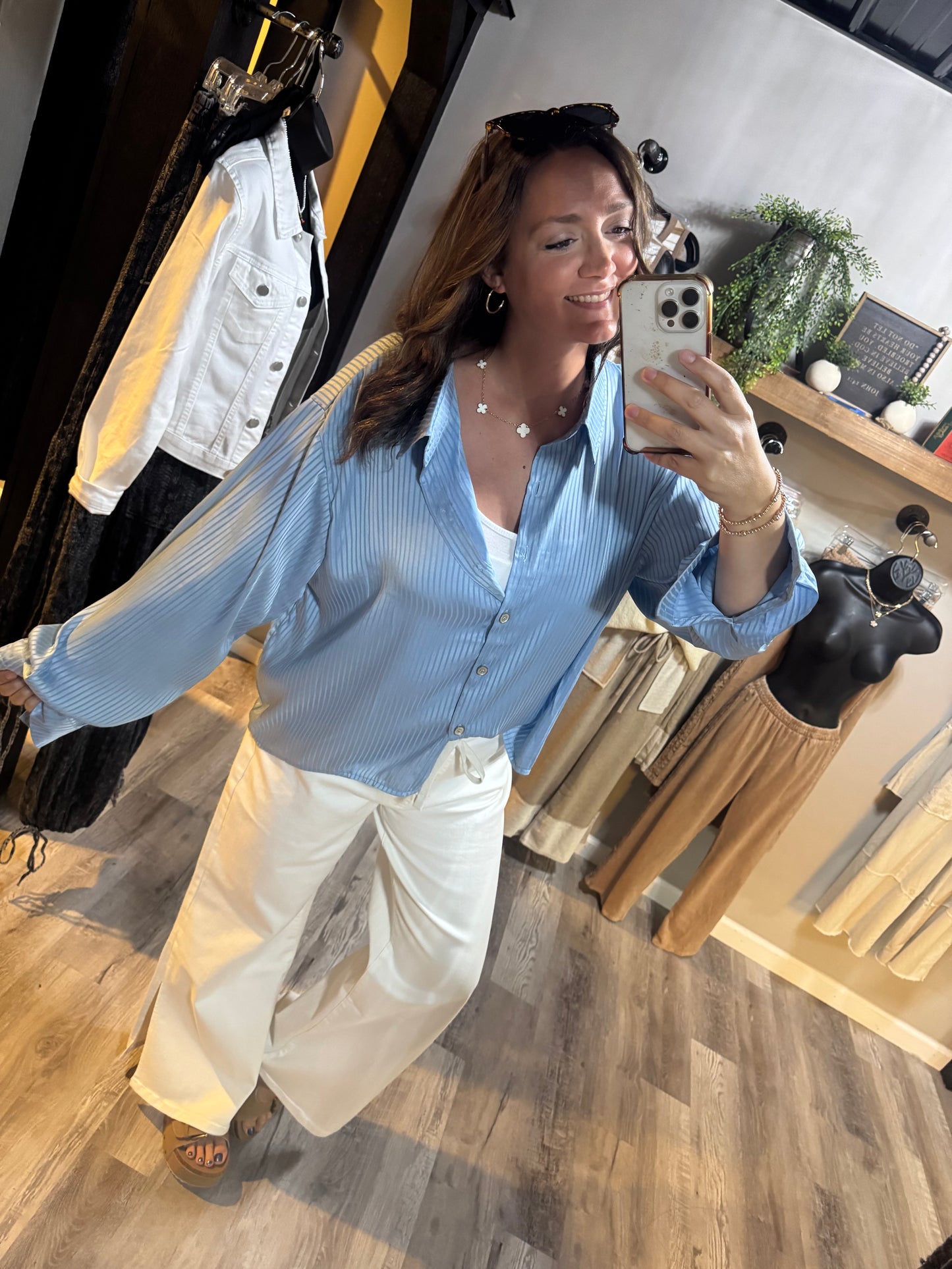 The Ashley Button Up