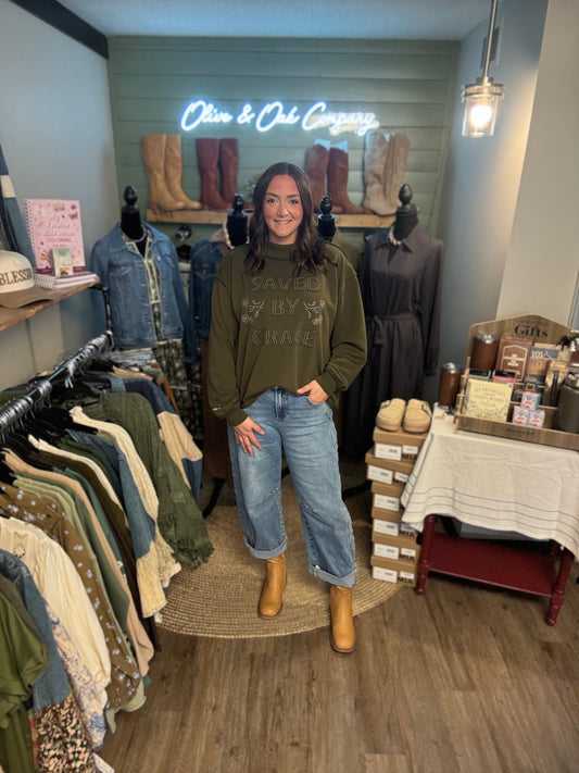 Saved By Grace Sweater