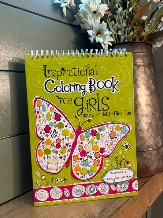 Inspirational Girls Coloring book