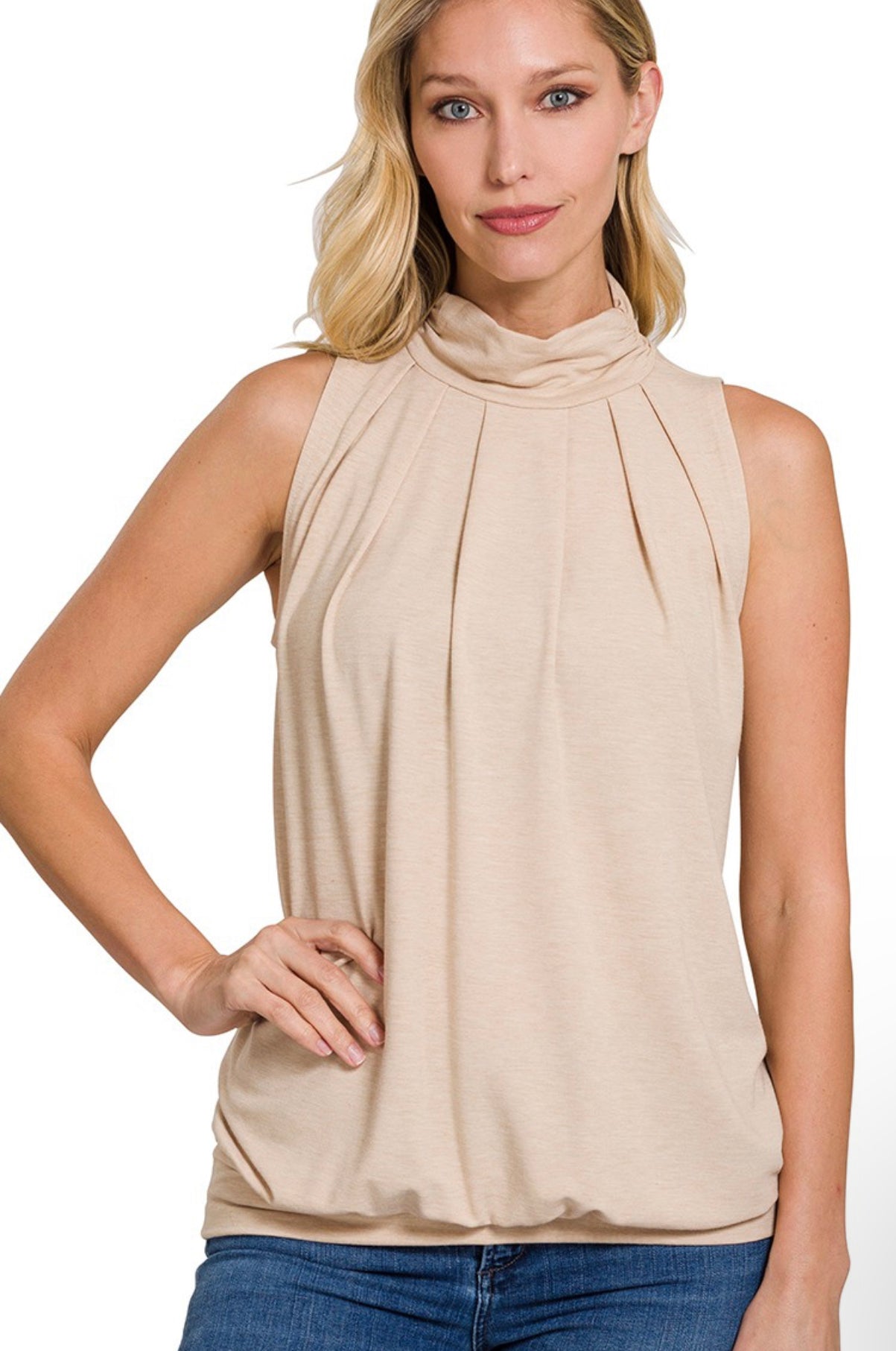The Andrea High Neck Top