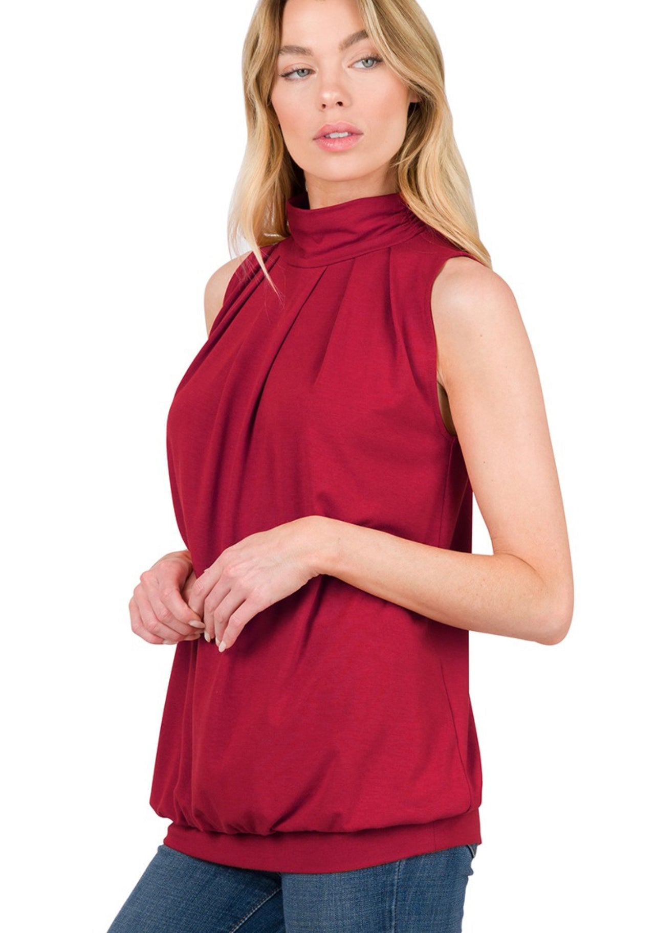 The Andrea High Neck Top