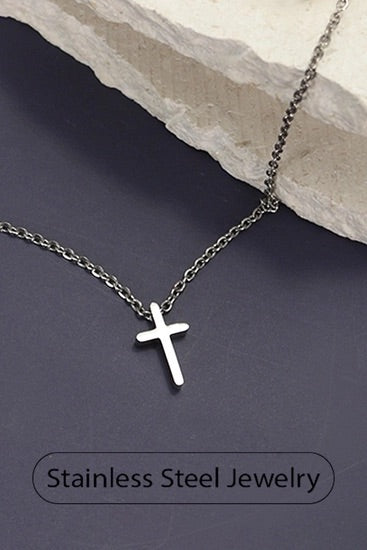 The Silver Cross Necklace