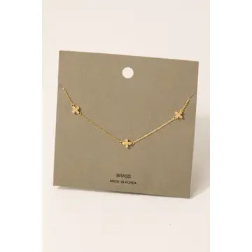 The Mini Cross Necklace