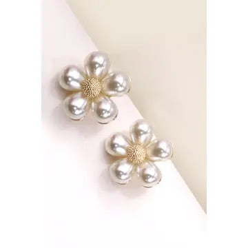 Floral Pearl Earring