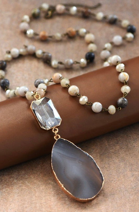 Natural Semi Precious Stone Necklace