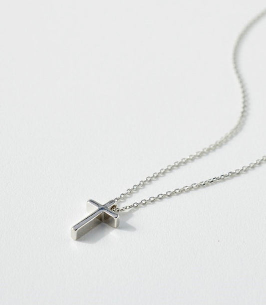 Silver Cross Necklace