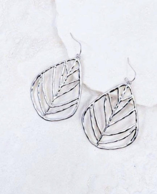 Leaf Casting Earring