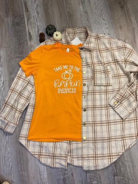 Take Me To The Pumpkin Patch Graphic T